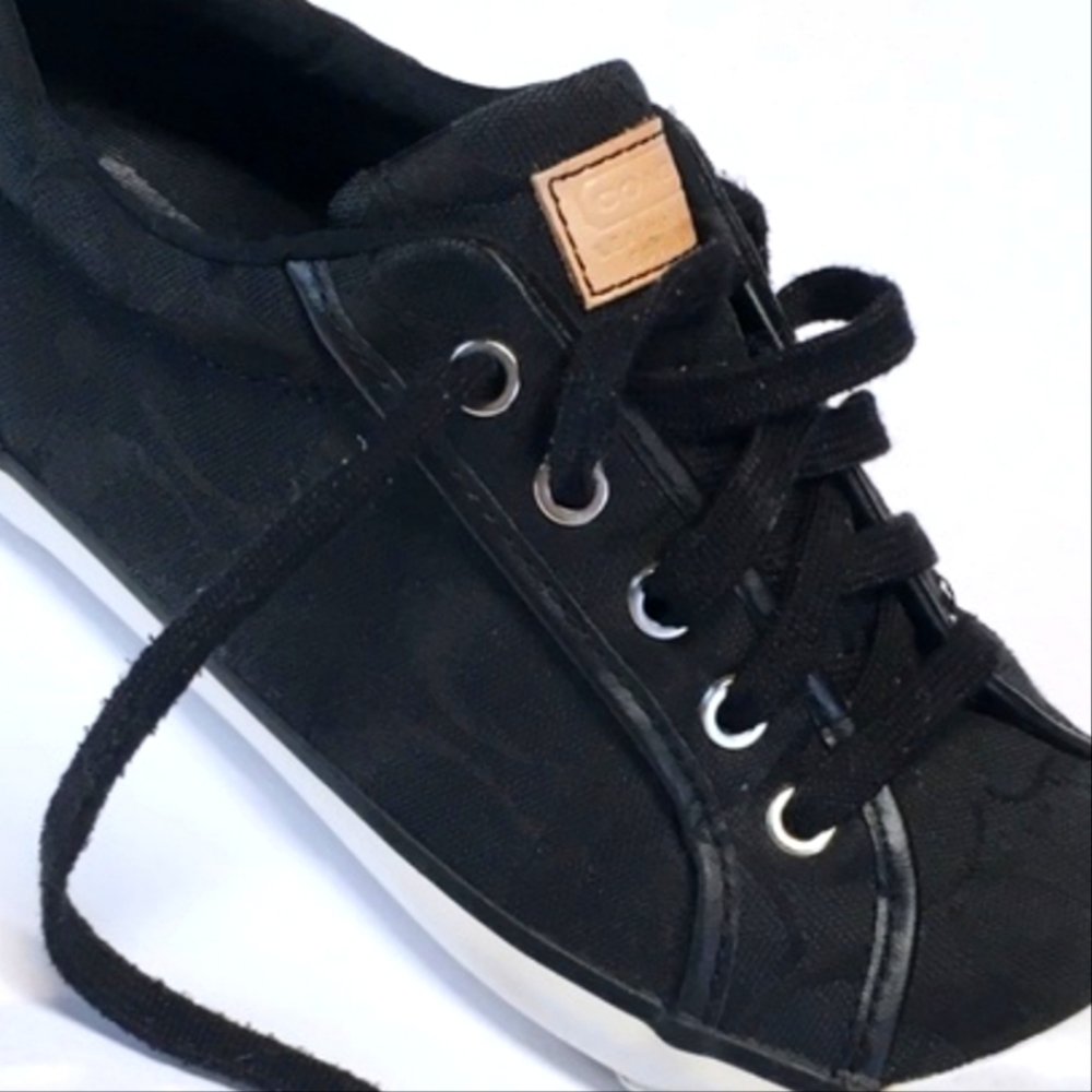 Coach Barrett signature black sneakers